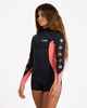 BILLABONG GIRLS SPRING FEVER L/S SPRINGSUIT - WATERMELON