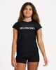 BILLABONG GIRLS SUN CHASER SURF BOARDSHORT - BLACK / WHITE