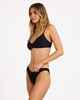 BILLABONG LADIES TANLINES TROPIC BIKINI PANT - BLACK