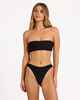 BILLABONG LADIES TANLINES SKIMPY BIKINI BOTTOM - BLACK