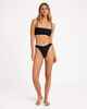 BILLABONG LADIES TANLINES SKIMPY BIKINI BOTTOM - BLACK