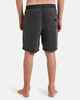 BILLABONG BOYS ALL DAY OVERDYE LAYBACK BOARDSHORT - WASHED BLACK