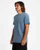 VOLCOM MENS AUS SOLID S/S TEE - SMOKEY BLUE