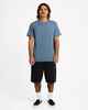 VOLCOM MENS AUS SOLID S/S TEE - SMOKEY BLUE