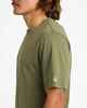 VOLCOM MENS AUS SOLID S/S TEE - ARMY GREEN