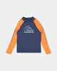 QUIKSILVER GROMS ON TOUR L/S RASHSHIRT - JAFA ORANGE