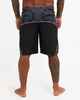 QUIKSILVER MENS TAKARANGI BOARDSHORT - BLACK