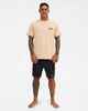 QUIKSILVER MANU TEE - PALE KHAKI