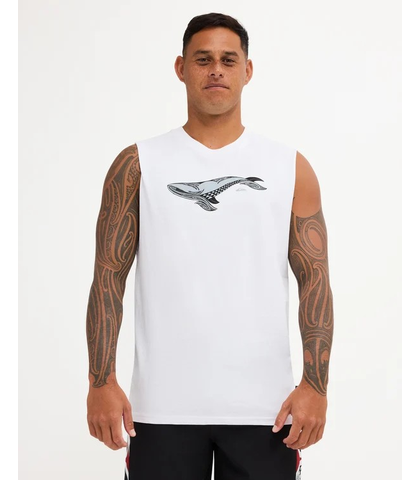 QUIKSILVER TOHORA MUSCLE - WHITE