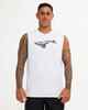 QUIKSILVER TOHORA MUSCLE - WHITE