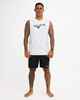 QUIKSILVER TOHORA MUSCLE - WHITE