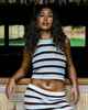 BILLABONG LADIES BEACH CRUSH TOP - SALT CRYSTAL 