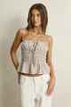 RHYTHM LADIES DAISY FLORAL TOP - SAND