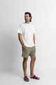 RHYTHM MENS CLASSIC LINEN JAM SHORT - OLIVE