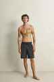 RHYTHM MENS PANEL STRETCH BOARDSHORT - BLACK