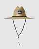 QUIKSILVER MENS PIERSIDE TAPER STRAW HAT - BLACK