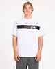 QUIKSILVER MENS TLIT PANEL KNIT S/S TEE - WHITE