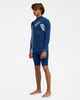 QUIKSILVER MENS YOUNG GUNS 2MM L/S SPRINGSUIT - DARK DENIM