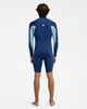 QUIKSILVER BOYS YOUNG GUNS 2MM L/S SPRINGSUIT - DARK DENIM