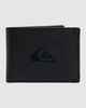 QUIKSILVER MENS NEW MISS DOLLAR LEATHER WALLET - BLACK