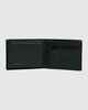 QUIKSILVER MENS NEW MISS DOLLAR LEATHER WALLET - BLACK