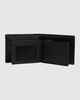 QUIKSILVER MENS NEW MISS DOLLAR LEATHER WALLET - BLACK
