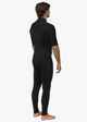 VISSLA MENS 2MM HIGH SEAS S/S CHESTZIP STEAMER - STEALTH