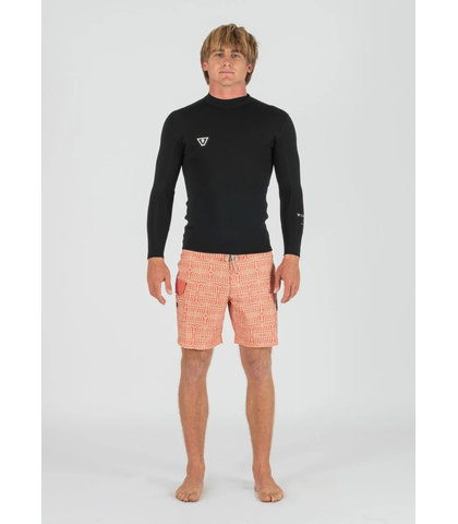 VISSLA MENS 1 MM  NATURAL SEAS L/S SURF JACKET - BLACK