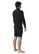 VISSLA MENS 2MM 7 SEAS L/S CHESTZIP SPRINGSUIT - BLACK