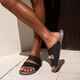REEF OASIS ADAPT SLIDE - FOSSIL / BLACK