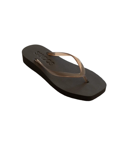 SANDOS ESPRESSO JELLY TAPERED PLATFORM JANDAL
