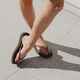 SANDOS ESPRESSO JELLY TAPERED PLATFORM JANDAL