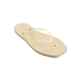 SANDOS ECRU JELLY SQUARE JANDAL 