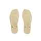 SANDOS ECRU JELLY SQUARE JANDAL 