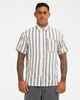 QUIKSILVER TOHU S/S DRESS SHIRT - BIRCH