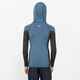 O'NEILL YOUTH HYPERFREAK L/S HOODED RASHSHIRT - BLUE FUSION
