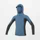 O'NEILL YOUTH HYPERFREAK L/S HOODED RASHSHIRT - BLUE FUSION