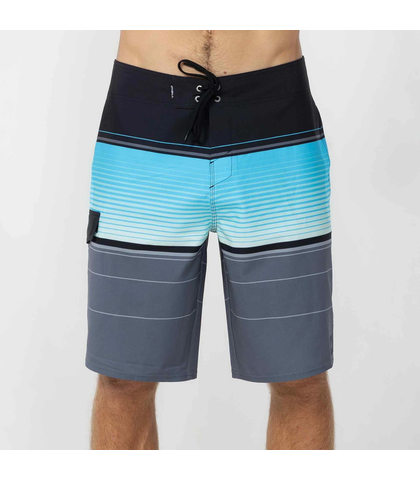 O'NEILL MENS LENNOX STRIPE 21'' BOARDSHORT - BLACK