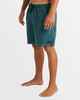 BILLABONG MENS ALL DAY OVERDYE LAYBACK BOARDSHORT - MARINE GREEN