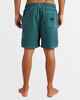 BILLABONG MENS ALL DAY OVERDYE LAYBACK BOARDSHORT - MARINE GREEN