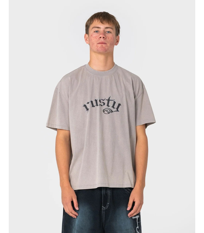 RUSTY MENS MONTY 2.0 S/S TEE - WGR