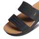 REEF LADIES WATER VISTA SLIDE - BLACK / TAN