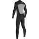 VISSLA MENS 7 SEAS TRIPPER 3/2 C/ZIP STEAMER - BLACK