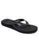 QUIKSILVER MENS CARVER II DELUXE JANDAL - BLACK/BLACK/BROWN