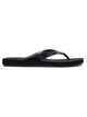 QUIKSILVER MENS CARVER II DELUXE JANDAL - BLACK/BLACK/BROWN