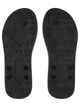 QUIKSILVER MENS CARVER II DELUXE JANDAL - BLACK/BLACK/BROWN