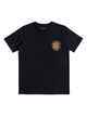 QUIKSILVER BOYS ORIENTAL SWELL TEE - BLACK