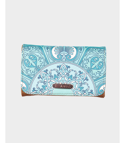 BILLABONG LADIES SWEPT AWAY WALLET - BLUE WAVE