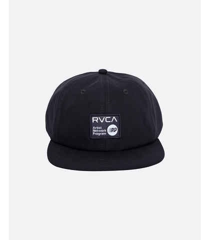 RVCA MENS ANP FIVE PANEL CAP - BLACK 
