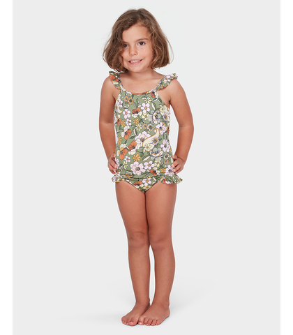 BILLABONG TODDLER GIRLS FIORE ONE PIECE SWIMSUIT